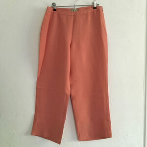 Tommy Bahama Coral Silk Pants Women Size 10